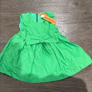 Funkyberry Vibrant Green Bow Dress